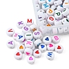 200Pcs 2 Style Opaque Acrylic Beads SACR-YW0001-47-3