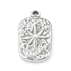 Non-Tarnish 304 Stainless Steel Pendants STAS-F287-11P-1