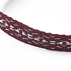 Unisex Adjustable Braided Bead Bracelets BJEW-J181-11A-3