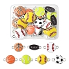28Pcs 7 Styles Alloy Enamel Connector Charms ENAM-FS0002-69-1