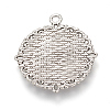 Tibetan Style Alloy Pendant Cabochon Settings LS-TIBE-T003-08AS-NR-2