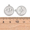 304 Stainless Steel Pendants STAS-P432-01C-P-3