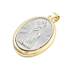 Long-Lasting Plated Brass Pendants KK-Q006-42G-01-2