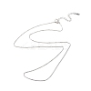 Anti-Tarnish Rhodium Plated 925 Sterling Silver Chain Necklace NJEW-A011-03A-P-1