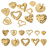 11Pcs 11 Styles 304 Stainless Steel Pendants STAS-TA0003-31-1