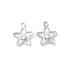Brass Micro Pave Cubic Zirconia Pendants KK-Z136-38P-1