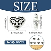 50Pcs Tibetan Style Alloy Beads FIND-YW0008-58-3