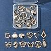 24Pcs 12 Styles Alloy Enamel Pendants ALRI-FS0001-04-6