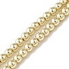 Electroplated Synthetic Non-magnetic Hematite Beads Strands X-G-I364-C01-G-1