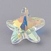 Faceted Glass Charms GLAA-H101-A-17-3