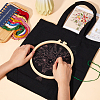 1 Set DIY Tote Bag Embroidery Kit DIY-CP0011-21A-3