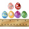 12Pcs 6 Colors Easter Cartoon Opaque Resin Cabochons RESI-FS0001-56-5