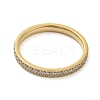 Ion Plating(IP) 304 Stainless Steel Rings RJEW-K268-06G-2