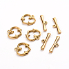 Ion Plating(IP) 304 Stainless Steel Toggle Clasps STAS-D142-06A-G-1