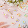 60Pcs 6 Colors Opaque Resin Decoden Cabochons RESI-SC0005-83D-4