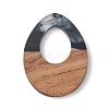 Resin & Walnut Wood Pendants WOOD-C016-01E-2