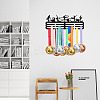 Fashion Iron Medal Hanger Holder Display Wall Rack ODIS-WH0021-269-6