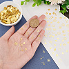 300~400Pcs 10 Style Brass Cabochons MRMJ-OC0003-83-3