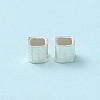 925 Sterling Silver Tube Beads STER-P053-07A-S-2