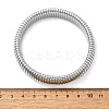 304 Stainless Steel Stretch Bracelets for Women Men BJEW-A031-02A-P-2