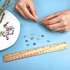 40Pcs 10 Colors PVD Vacuum Plating 304 Stainless Steel Enamel Links/Connectors STAS-SZ0001-50-5