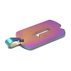 Ion Plating(IP) 304 Stainless Steel Pendants STAS-O127-A01-3