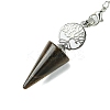 Natural Tiger Eye Cone Dowsing Pendulum Big Pendants G-C114-02P-18-3