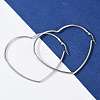 Tarnish Resistant 201 Stainless Steel Hoop Earrings EJEW-A052-11B-1