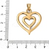 304 Stainless Steel Crystal Rhinestone Pendants STAS-Z097-14G-3