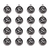 Platinum Plated Alloy Charms X-ENAM-S118-02S-P-2