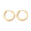 Real 18K Gold Plated Cubic Zirconia Huggie Hoop Earrings for Girl Women EJEW-I260-01G-NR-1
