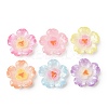 Opaque Resin & Glitter Powder Cabochons RE-CBA0EC6-08-1