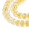 Crackle Transparent Glass Beads Strands GLAA-N068-03A-14-3