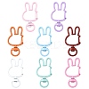 14Pcs Spray Painted Eco-Friendly Alloy Swivel Snap Hook Clasps FIND-FS0004-60-1