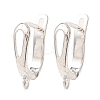 Brass Hoop Earring Findings KK-L148-07P-1