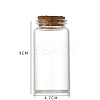 Glass Bottle CON-WH0085-73E-1