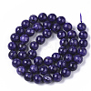Natural Quartzite Jade Beads Strands LS-G-S150-57-8mm-1-2