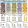 100G 5 Colors School Theme Handmade Polymer Clay Cabochons CLAY-SC0002-03-2