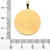 304 Stainless Steel Pendants LS-STAS-R134-01G-01-3