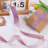 20 Yards Iridescent Polyester Ruffled Ribbon for Sewing Decoration OCOR-WH20007-14B-4