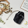 Leather Coin Storage Drawstring Bucket Bags AJEW-WH20064-95B-7