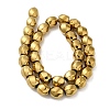 Electroplated Non-Magnetic Synthetic Hematite Beads Strands G-P518-05B-2