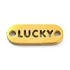 304 Stainless Steel Oval Connector Charms LS-STAS-Q306-01G-G-1