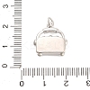 Brass Micro Pave Cubic Zirconia Pendants KK-H527-28P-3