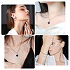 10Pcs 10 Colors Rose Quartz & Quartz Crystal & Amethyst & Picture Jaspe & Opalite & Turquoise & Blue Goldstone & Goldstone & Howlite & Malachite Gemstone Pendants G-SC0002-01-6