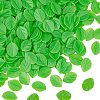 300Pcs Plastic Simulated Mint Leaves KY-OC0001-34-1