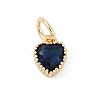 Brass Micro Pave Cubic Zirconia Pendants KK-H204-01KCG-01-1