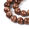 Natural Wood Lace Stone Wooden Jasper Beads Strands G-T143-30A-01-3