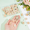 40Pcs Wooden Stud Earring Findings FIND-SC0008-96A-3