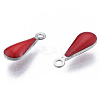 304 Stainless Steel Enamel Charms STAS-N092-178B-2